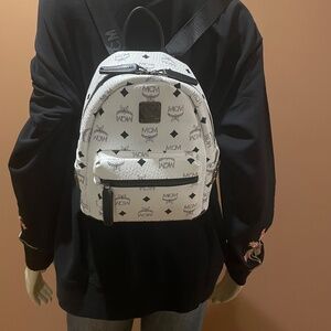 MCM Stark mini backpack with studs & dustbag